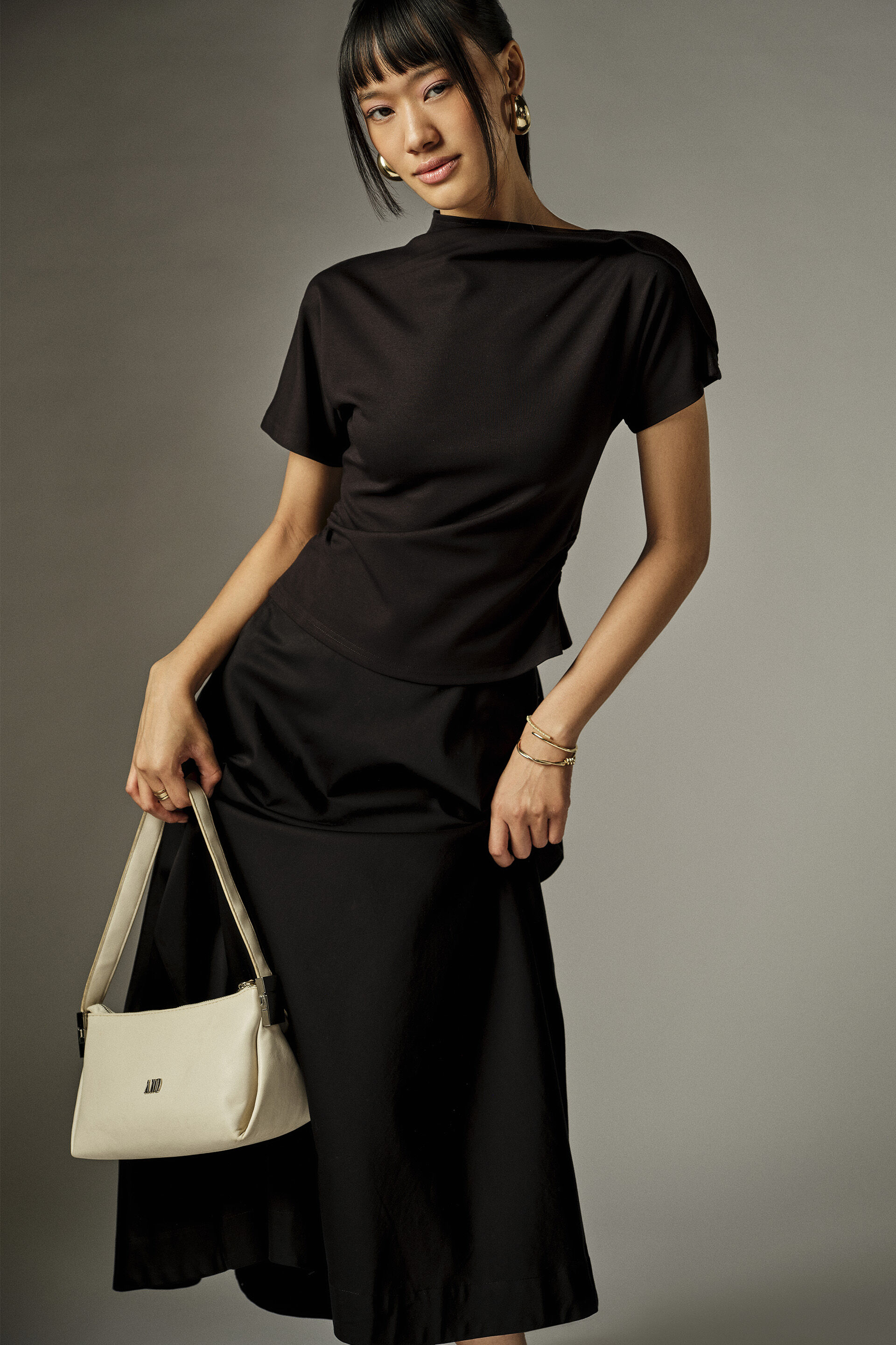 Kayla Black Top, Black, image 2